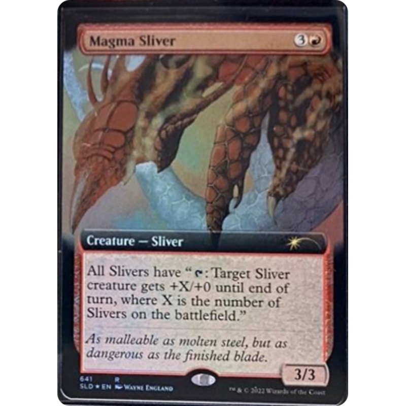 Magma Sliver (Extended Art) [Secret Lair Drop Series]