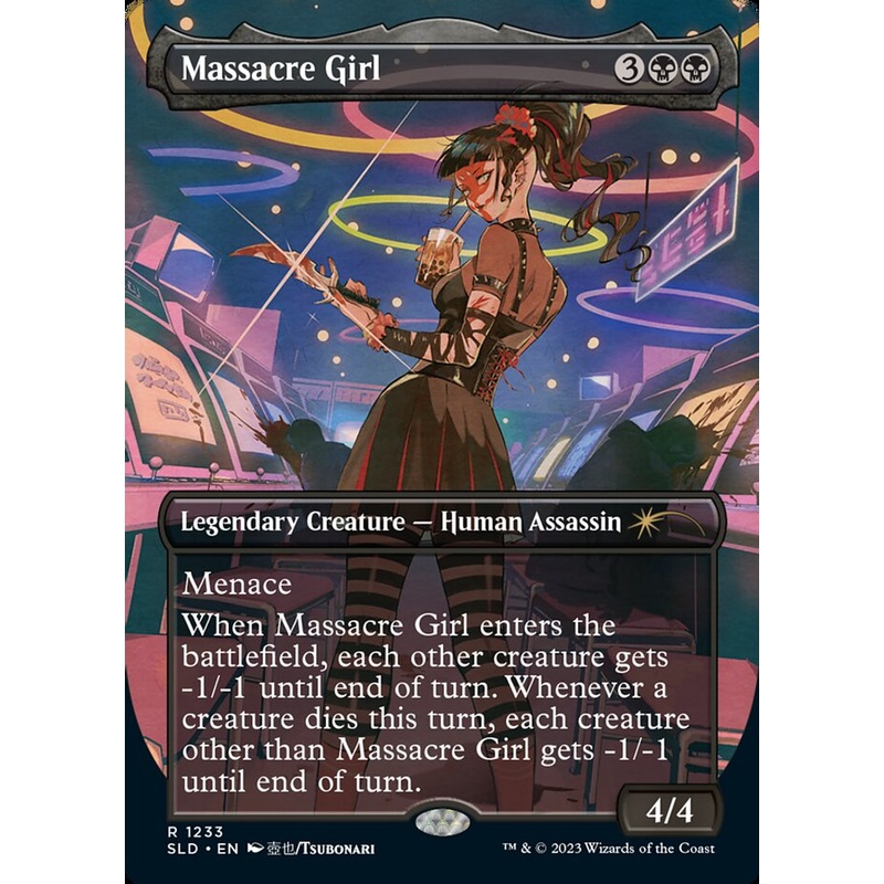 Massacre Girl (Borderless) [Secret Lair Drop Series]