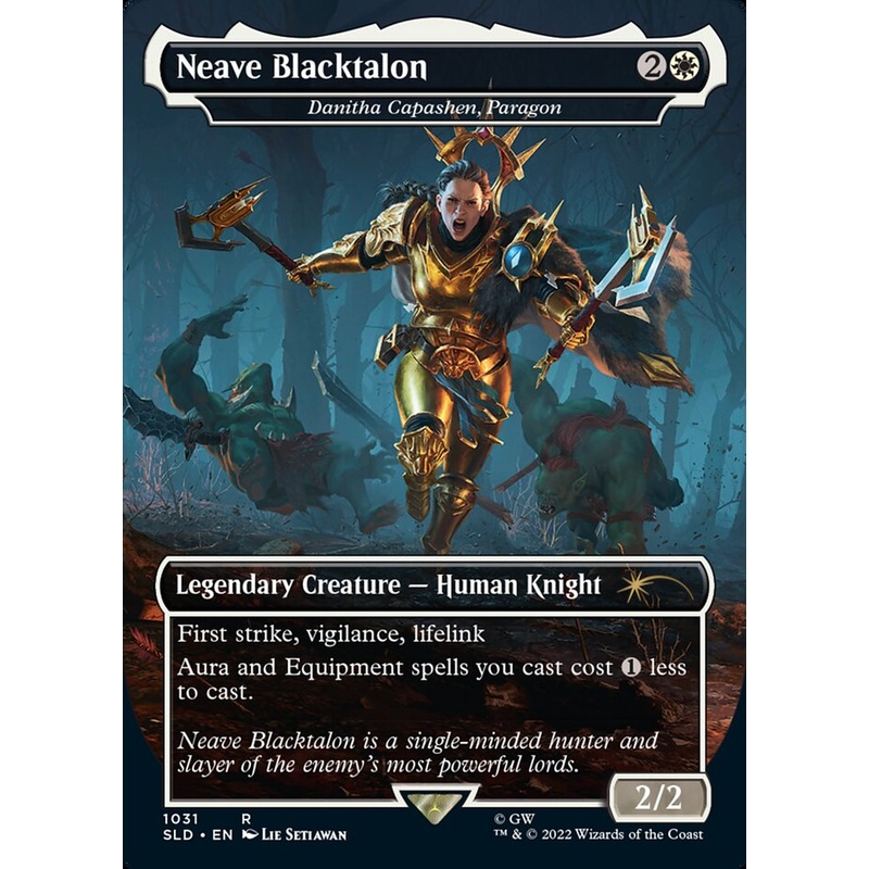Neave Blacktalon - Danitha Capashen, Paragon (Borderless) [Secret Lair Drop Series]