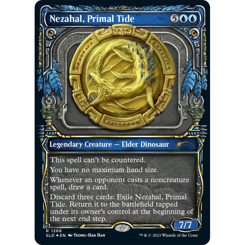Nezahal, Primal Tide (Halo Foil) [Secret Lair Drop Series]