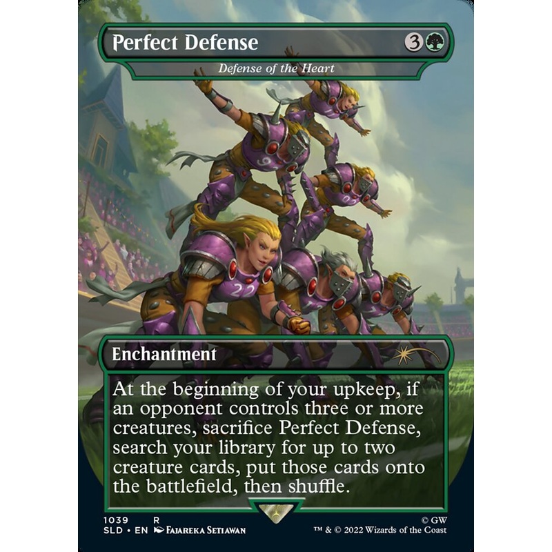 Perfect Defense - Defense of the Heart (Borderless) [Secret Lair Drop Series]