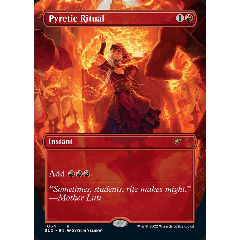 Pyretic Ritual (Borderless) [Secret Lair Drop Series]