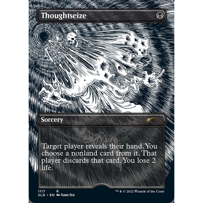 Thoughtseize (Borderless) [Secret Lair Drop Series]