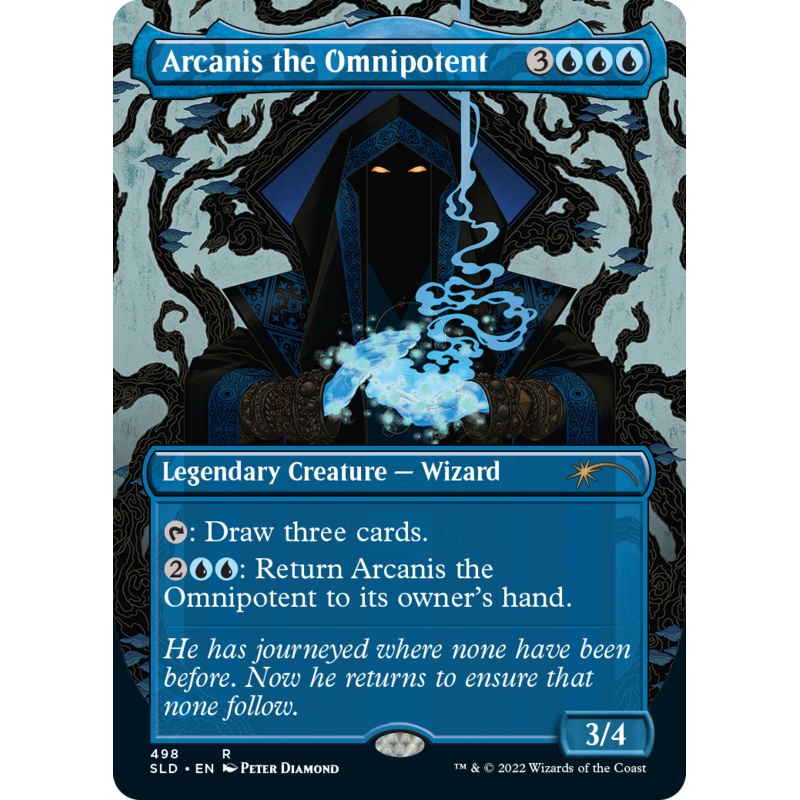 Arcanis the Omnipotent (Borderless) [Secret Lair Drop Series]