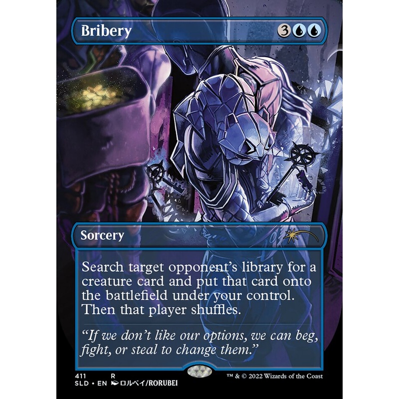 Bribery (Borderless) [Secret Lair Drop Series]