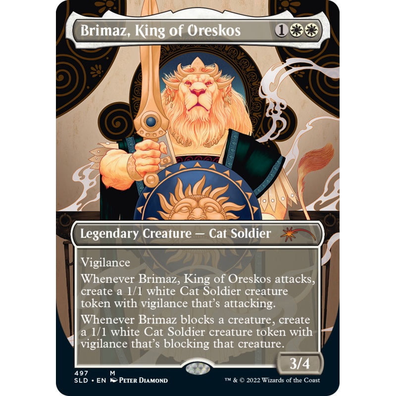 Brimaz, King of Oreskos (Borderless) [Secret Lair Drop Series]