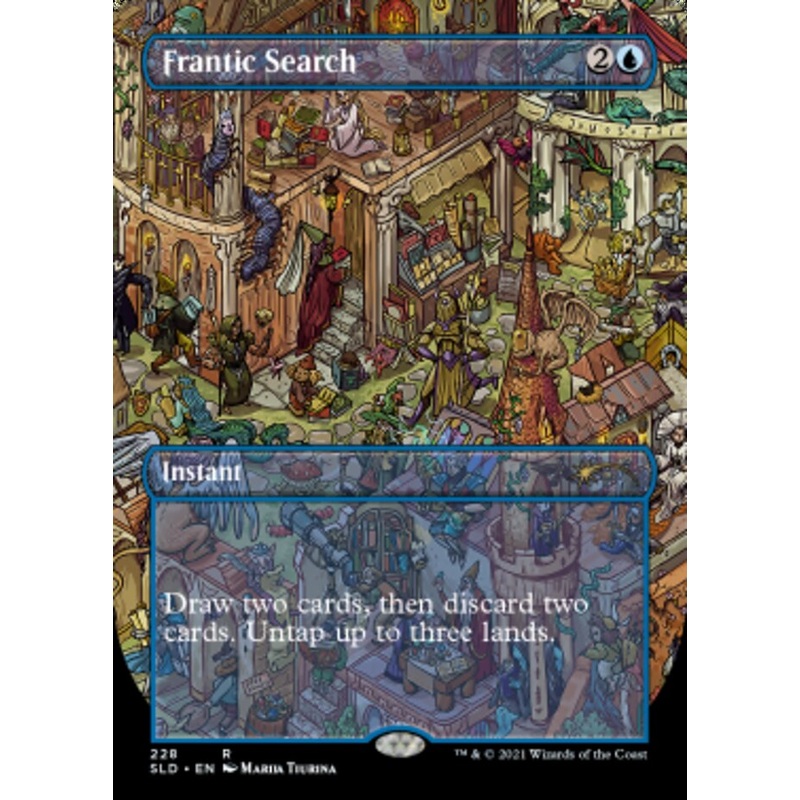 Frantic Search (Borderless) [Secret Lair Drop Series]