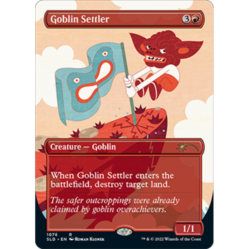 Goblin Settler (Borderless) [Secret Lair Drop Series]