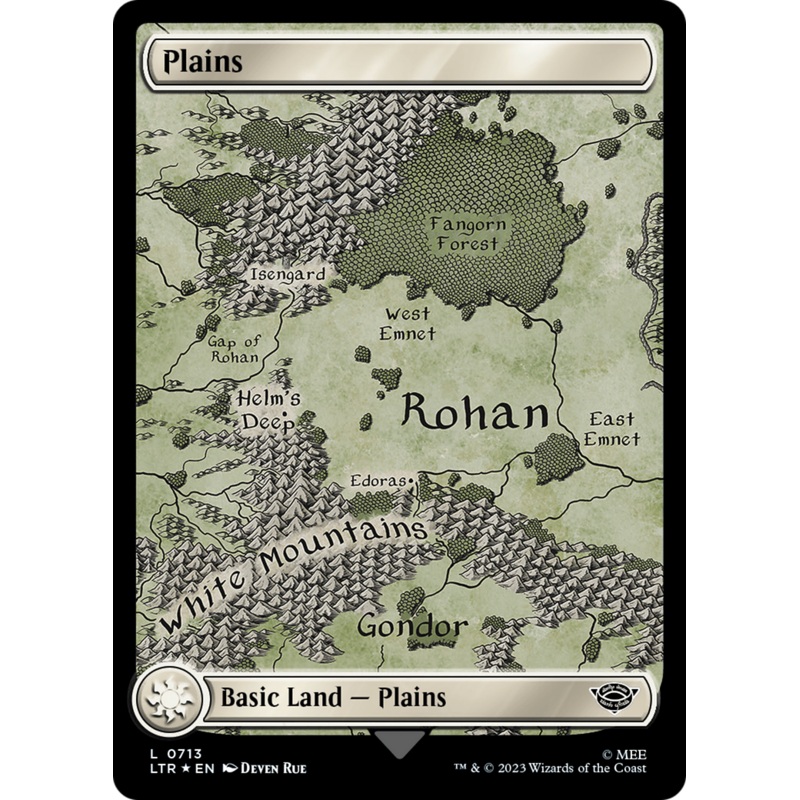 Plains (0713) (Surge Foil) [The Lord of the Rings: Tales of Middle-Earth]