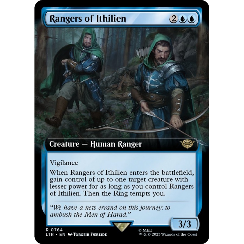 Rangers of Ithilien (Extended Art) (Surge Foil) [The Lord of the Rings: Tales of Middle-Earth]