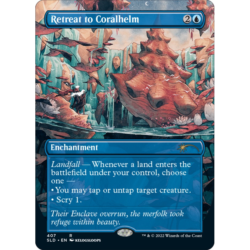 Retreat to Coralhelm (Borderless) [Secret Lair Drop Series]