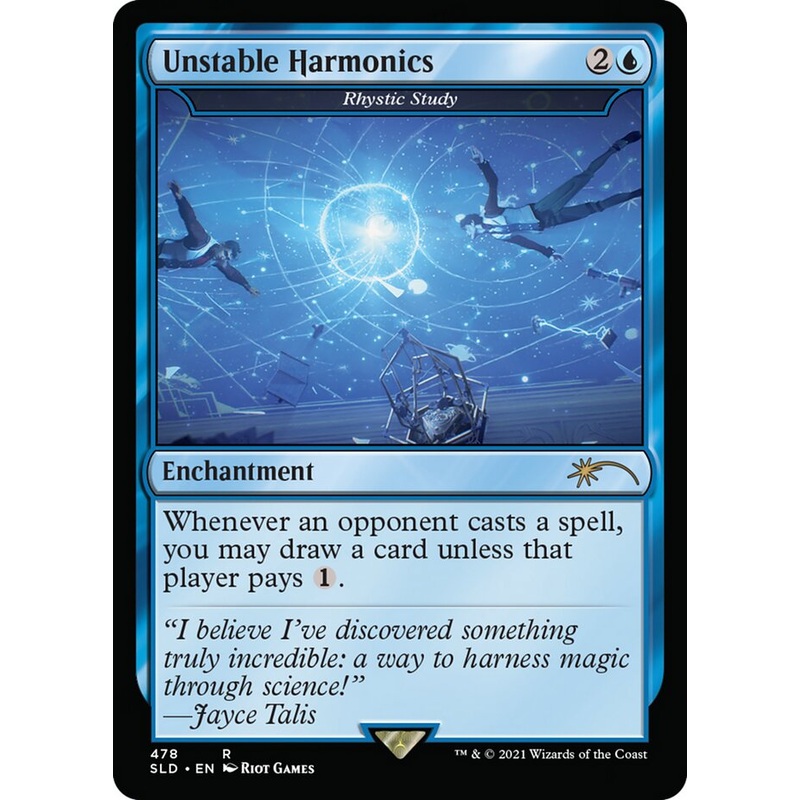 Rhystic Study - Unstable Harmonics [Secret Lair Drop Series]
