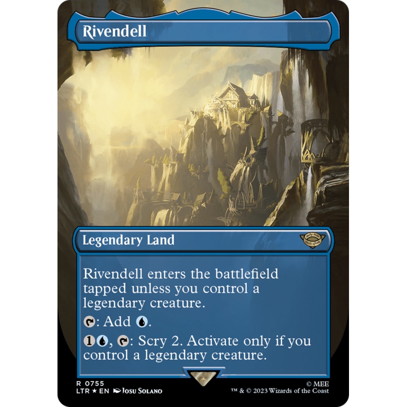 Rivendell (Borderless) (Surge Foil) [The Lord of the Rings: Tales of Middle-Earth]