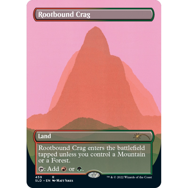 Rootbound Crag (Borderless) [Secret Lair Drop Series]