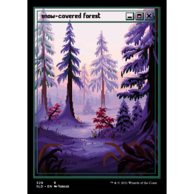 Snow-Covered Forest (329) [Secret Lair Drop Series]