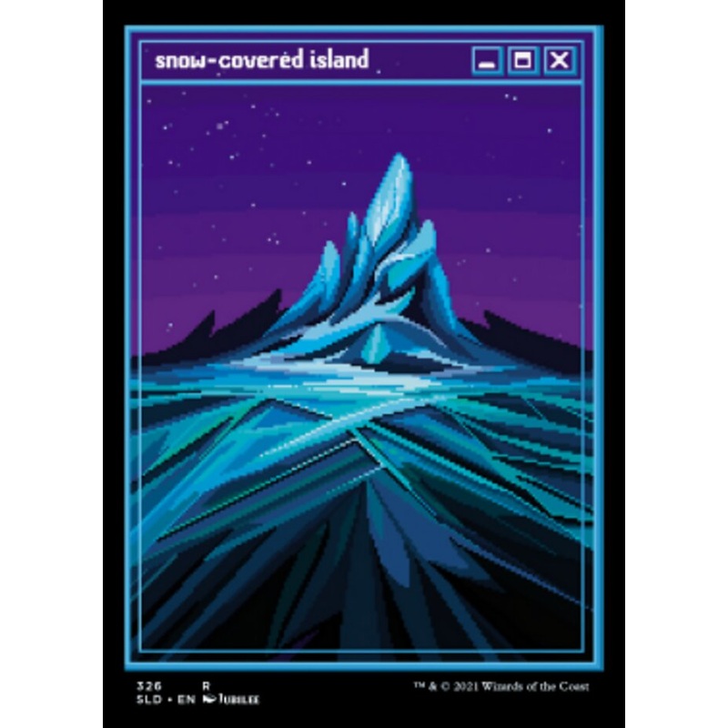 Snow-Covered Island (Foil Etched) [Secret Lair Drop Series]
