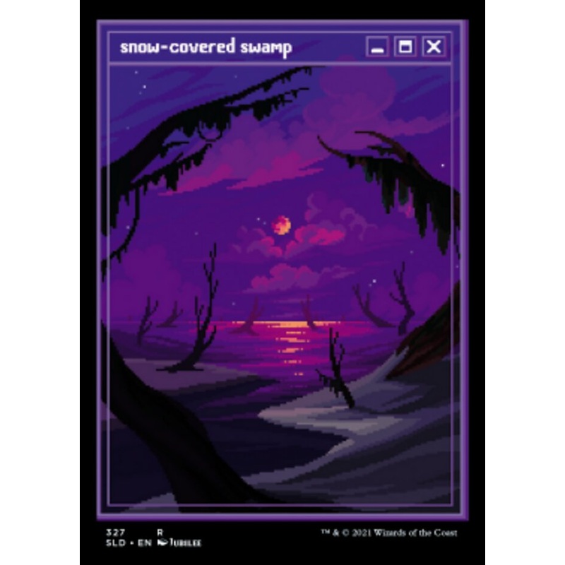 Snow-Covered Swamp (327) [Secret Lair Drop Series]