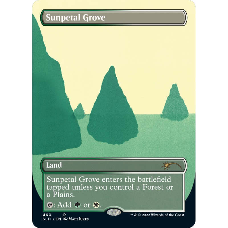 Sunpetal Grove (Borderless) [Secret Lair Drop Series]