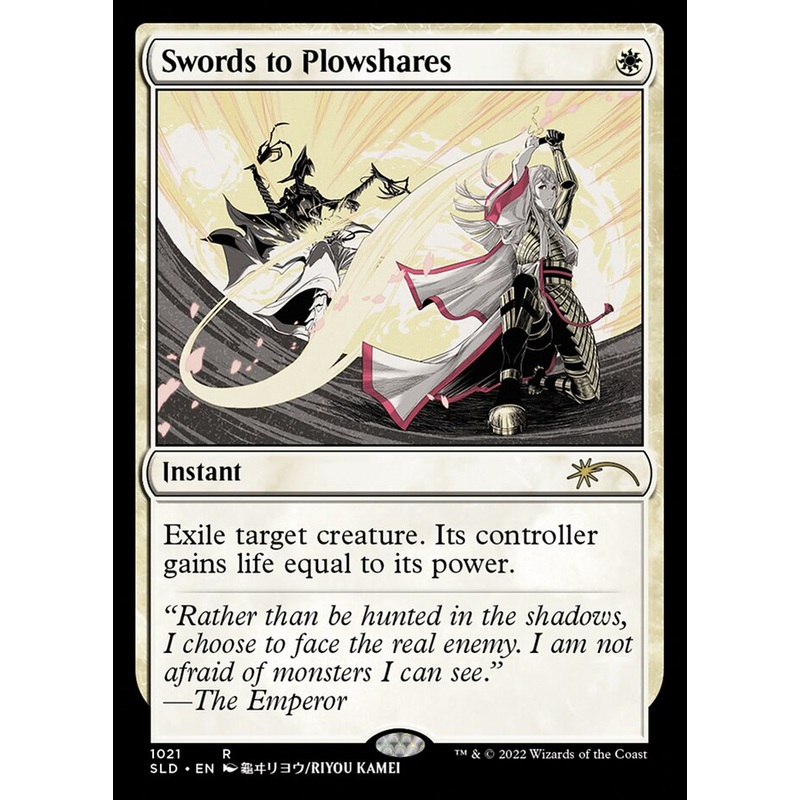 Swords to Plowshares (1021) [Secret Lair Drop Series]