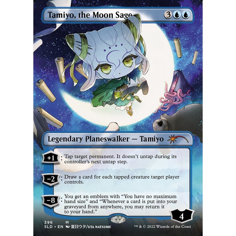 Tamiyo, the Moon Sage (Borderless) [Secret Lair Drop Series]