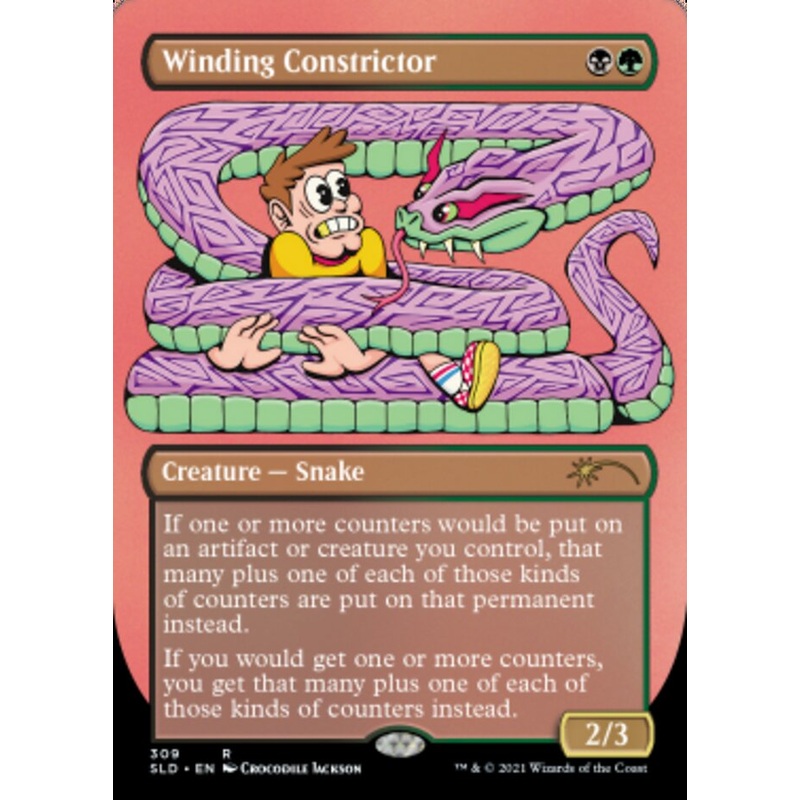 Winding Constrictor (Borderless) [Secret Lair Drop Series]