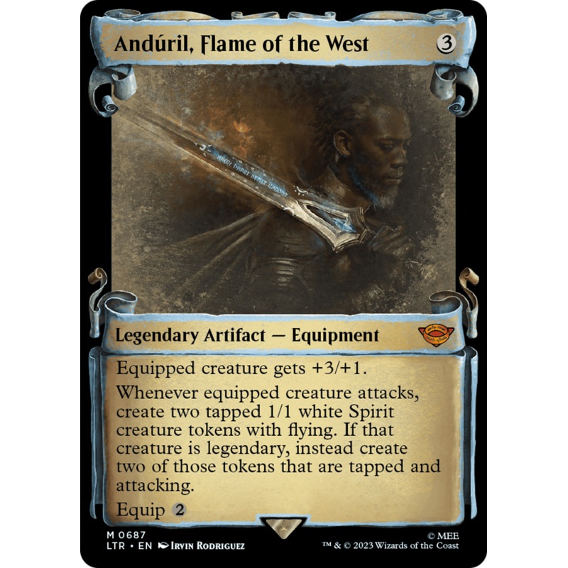Anduril, Flame of the West [The Lord of the Rings: Tales of Middle-Earth Showcase Scrolls]