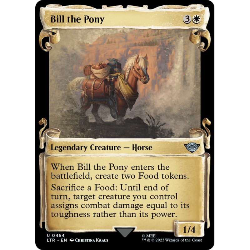 Bill the Pony [The Lord of the Rings: Tales of Middle-Earth Showcase Scrolls]