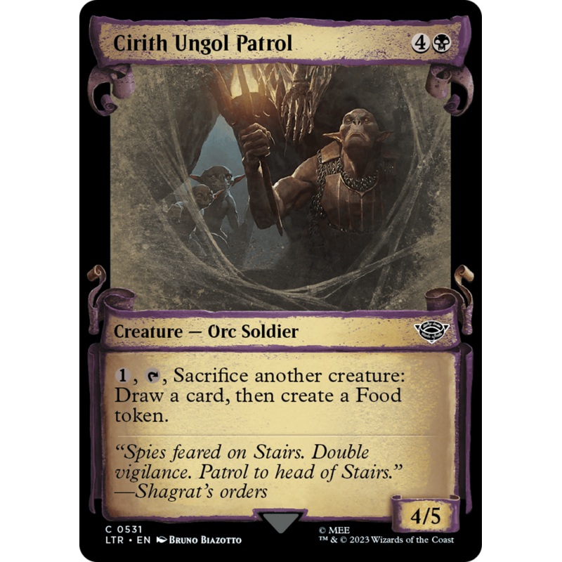 Cirith Ungol Patrol [The Lord of the Rings: Tales of Middle-Earth Showcase Scrolls]