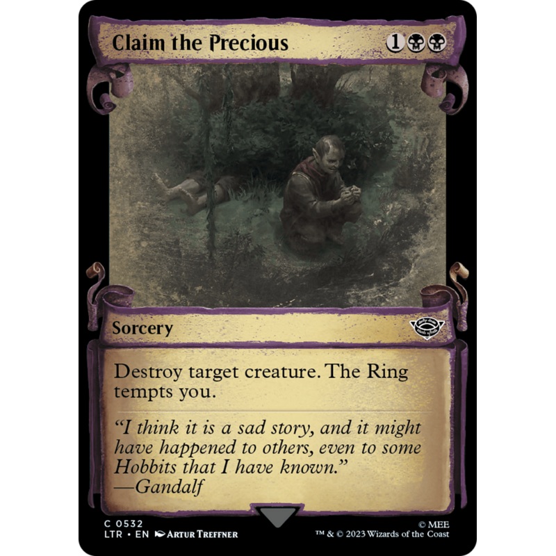 Claim the Precious [The Lord of the Rings: Tales of Middle-Earth Showcase Scrolls]
