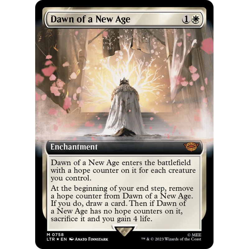 Dawn of a New Age (Extended Art) (Surge Foil) [The Lord of the Rings: Tales of Middle-Earth]