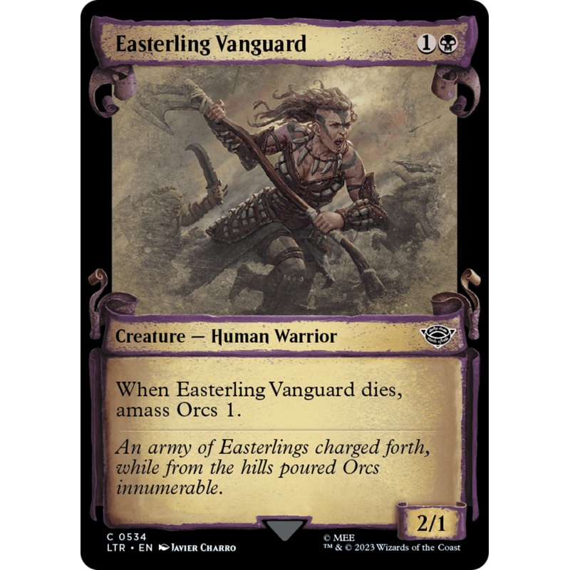 Easterling Vanguard [The Lord of the Rings: Tales of Middle-Earth Showcase Scrolls]