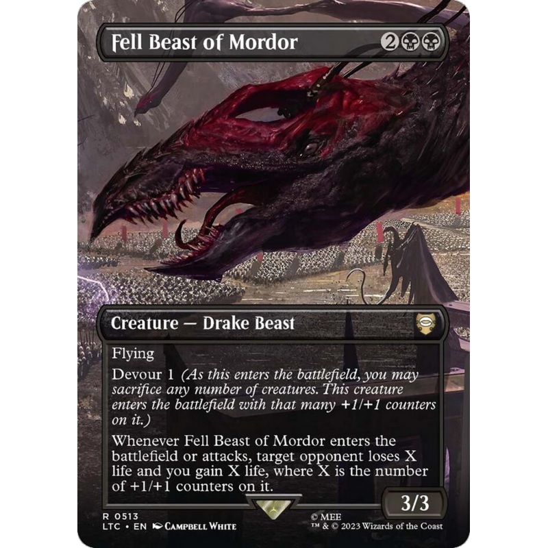 Fell Beast of Mordor (Borderless) [The Lord of the Rings: Tales of Middle-Earth Commander]