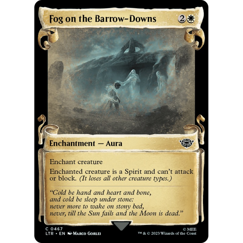Fog on the Barrow-Downs [The Lord of the Rings: Tales of Middle-Earth Showcase Scrolls]
