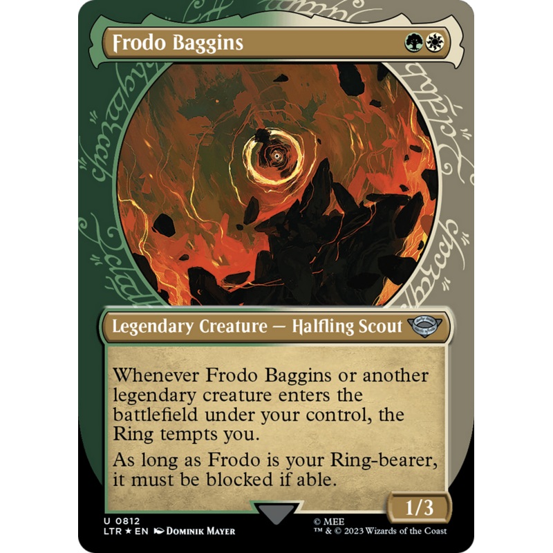 Frodo Baggins (Showcase) (Surge Foil) [The Lord of the Rings: Tales of Middle-Earth]