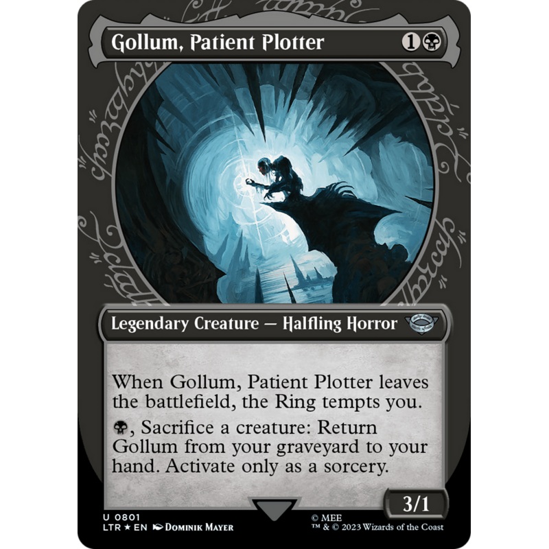 Gollum, Patient Plotter (Showcase) (Surge Foil) [The Lord of the Rings: Tales of Middle-Earth]