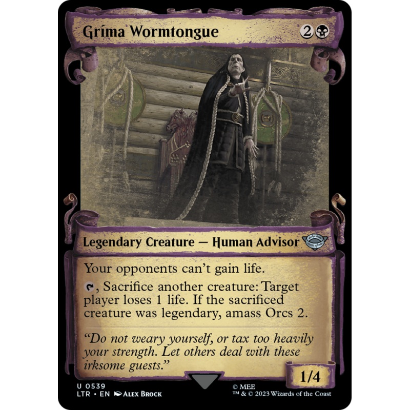 Grima Wormtongue [The Lord of the Rings: Tales of Middle-Earth Showcase Scrolls]