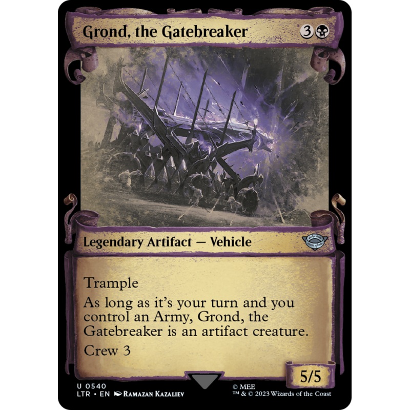 Grond, the Gatebreaker [The Lord of the Rings: Tales of Middle-Earth Showcase Scrolls]