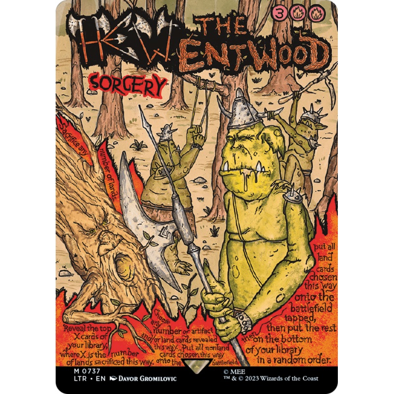 Hew the Entwood (Borderless Poster) [The Lord of the Rings: Tales of Middle-Earth]