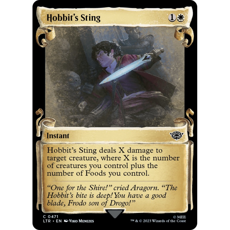 Hobbit's Sting [The Lord of the Rings: Tales of Middle-Earth Showcase Scrolls]