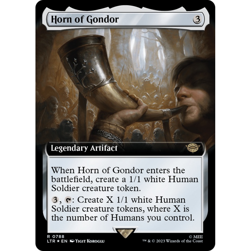 Horn of Gondor (Extended Art) (Surge Foil) [The Lord of the Rings: Tales of Middle-Earth]