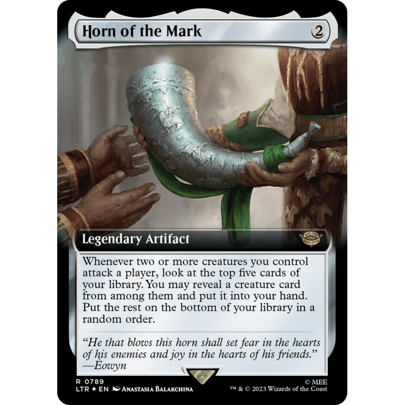 Horn of the Mark (Extended Art) (Surge Foil) [The Lord of the Rings: Tales of Middle-Earth]