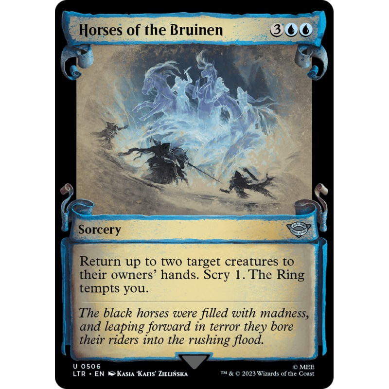 Horses of the Bruinen [The Lord of the Rings: Tales of Middle-Earth Showcase Scrolls]