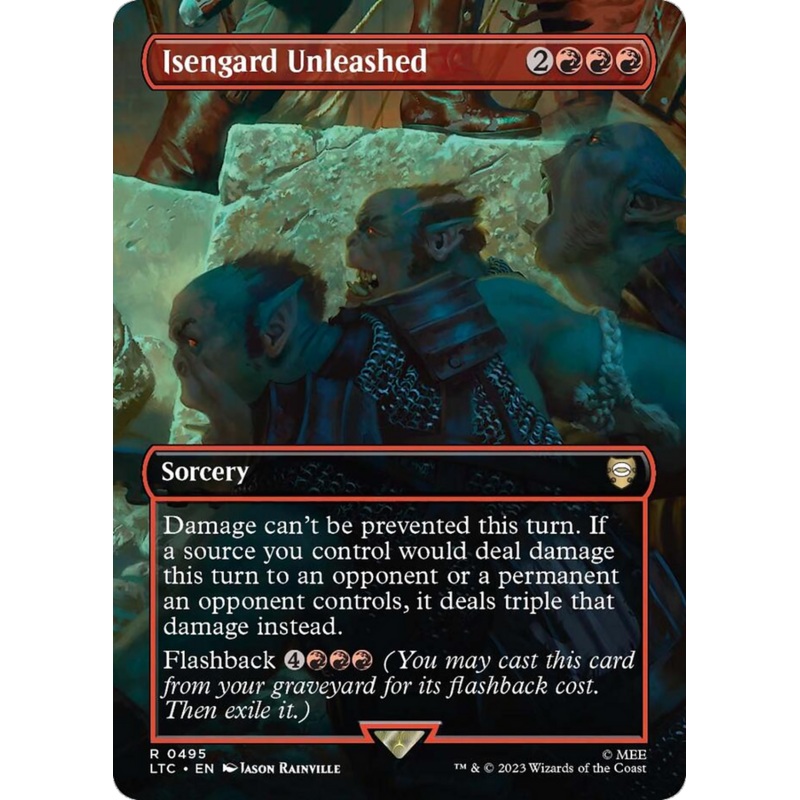 Isengard Unleashed (Borderless) [The Lord of the Rings: Tales of Middle-Earth Commander]