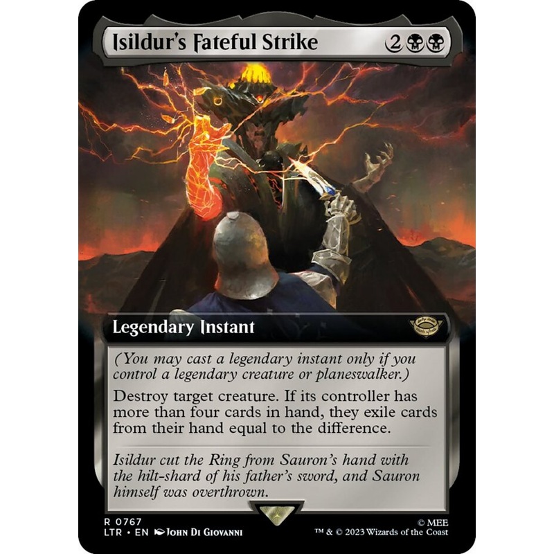 Isildur's Fateful Strike (Extended Art) (Surge Foil) [The Lord of the Rings: Tales of Middle-Earth]