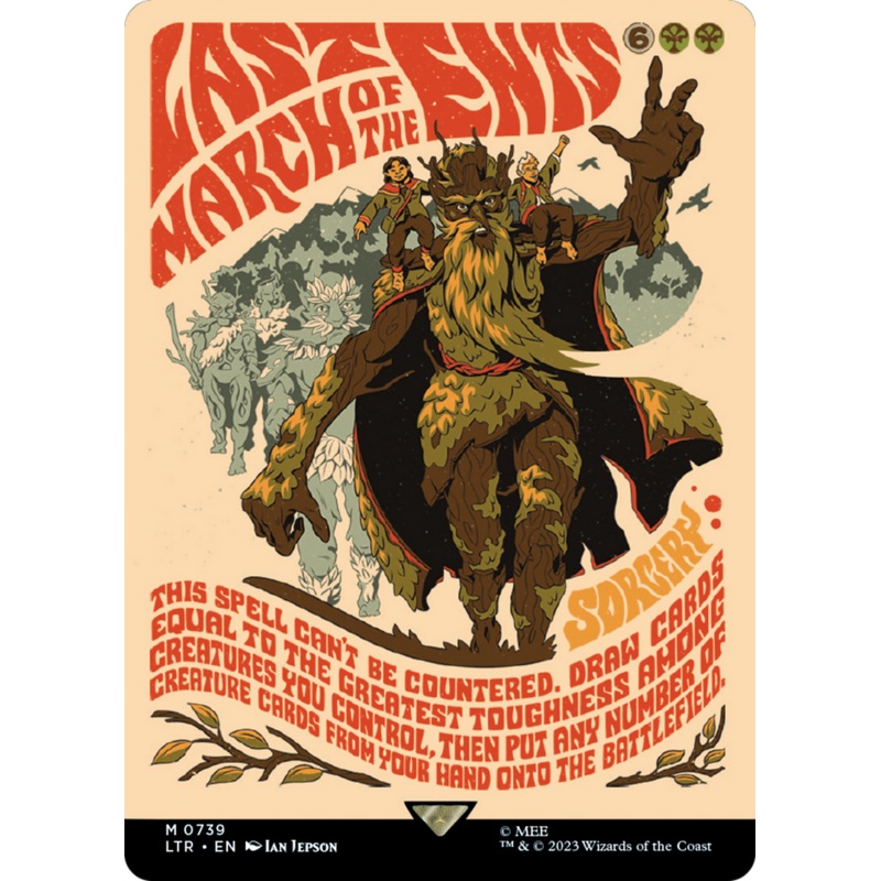 Last March of the Ents (Borderless Poster) [The Lord of the Rings: Tales of Middle-Earth]