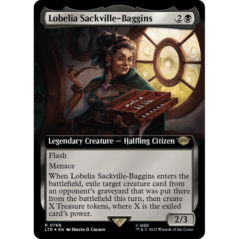 Lobelia Sackville-Baggins (Extended Art) (Surge Foil) [The Lord of the Rings: Tales of Middle-Earth]
