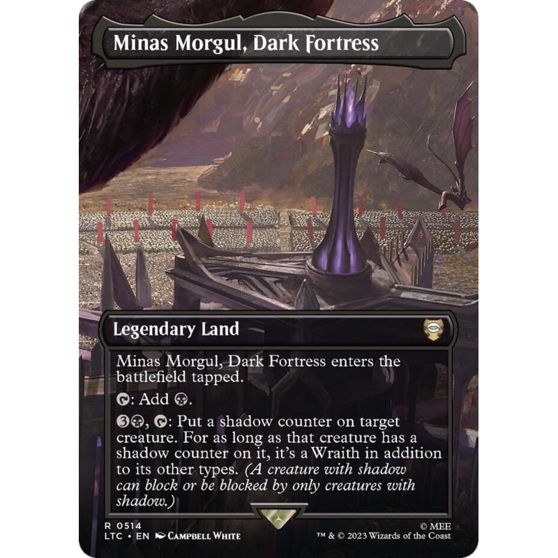 Minas Morgul, Dark Fortress (Borderless) [The Lord of the Rings: Tales of Middle-Earth Commander]