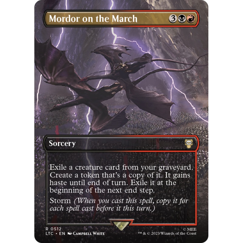 Mordor on the March (Borderless) [The Lord of the Rings: Tales of Middle-Earth Commander]