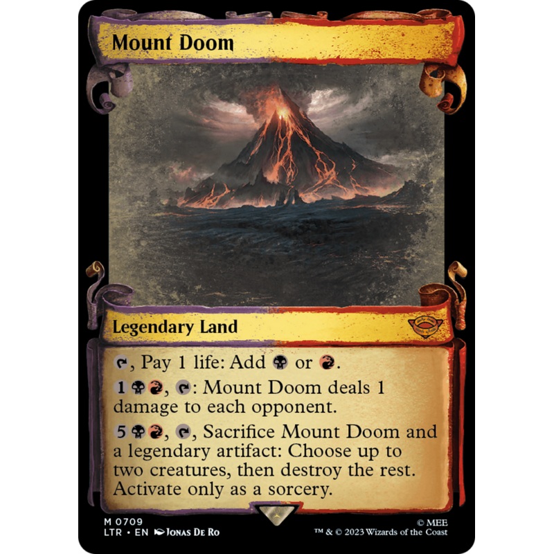 Mount Doom [The Lord of the Rings: Tales of Middle-Earth Showcase Scrolls]