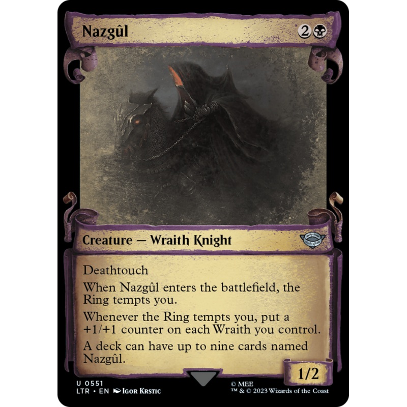 Nazgul (0551) [The Lord of the Rings: Tales of Middle-Earth Showcase Scrolls]
